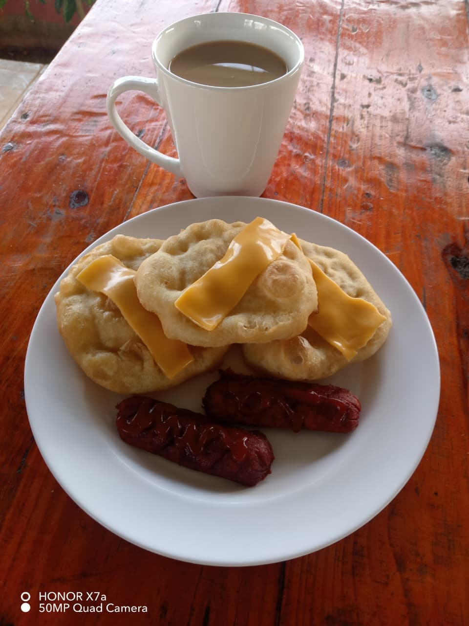 Desayuno de finca en Hacienda Barrios