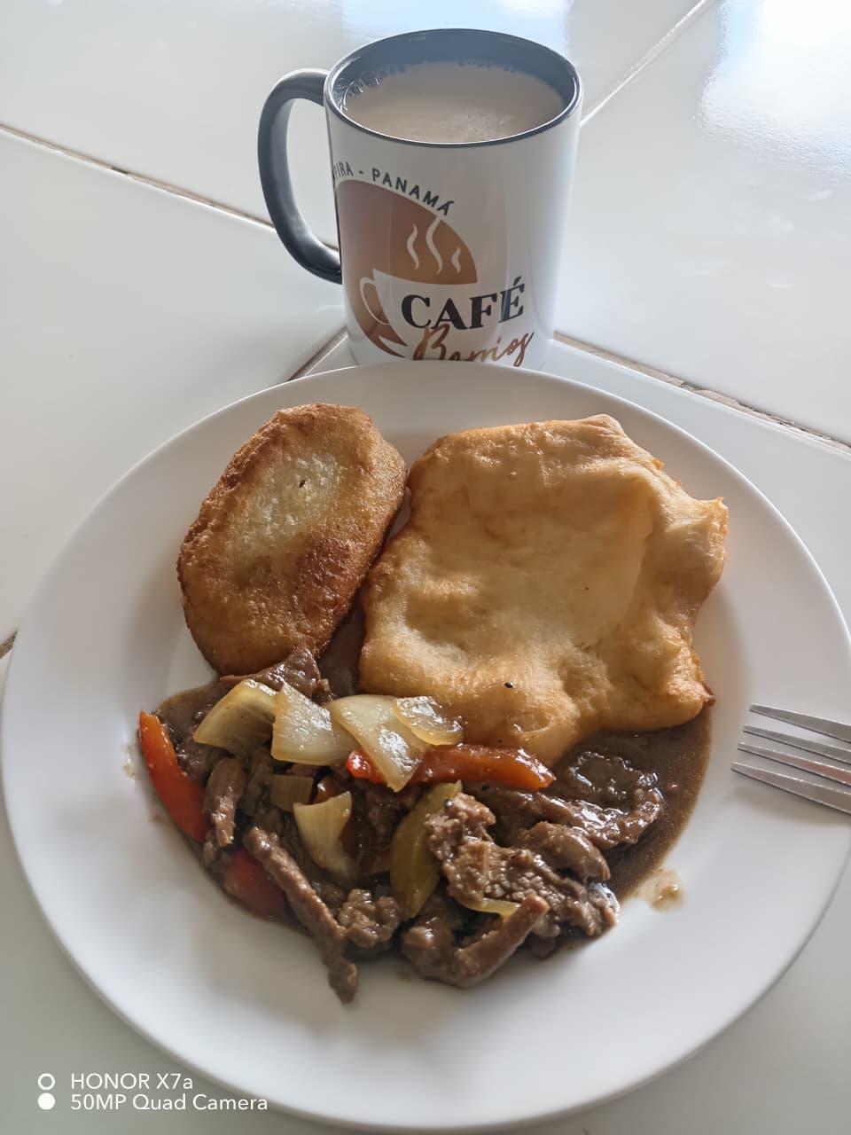 Plato criollo preparado en Hacienda Barrios