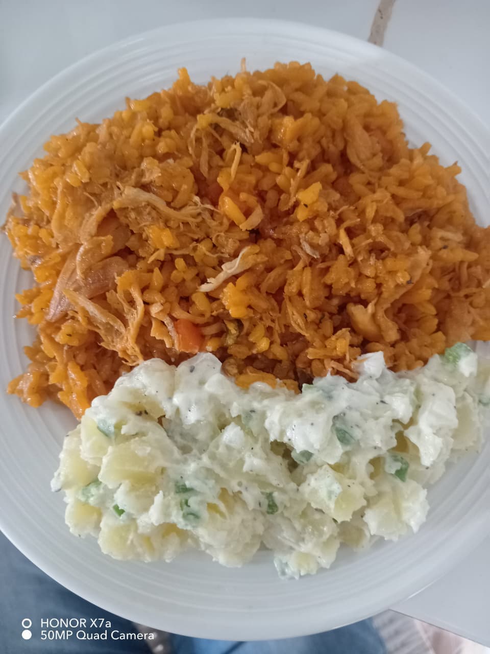 Detalle de comida preparada en Hacienda Barrios