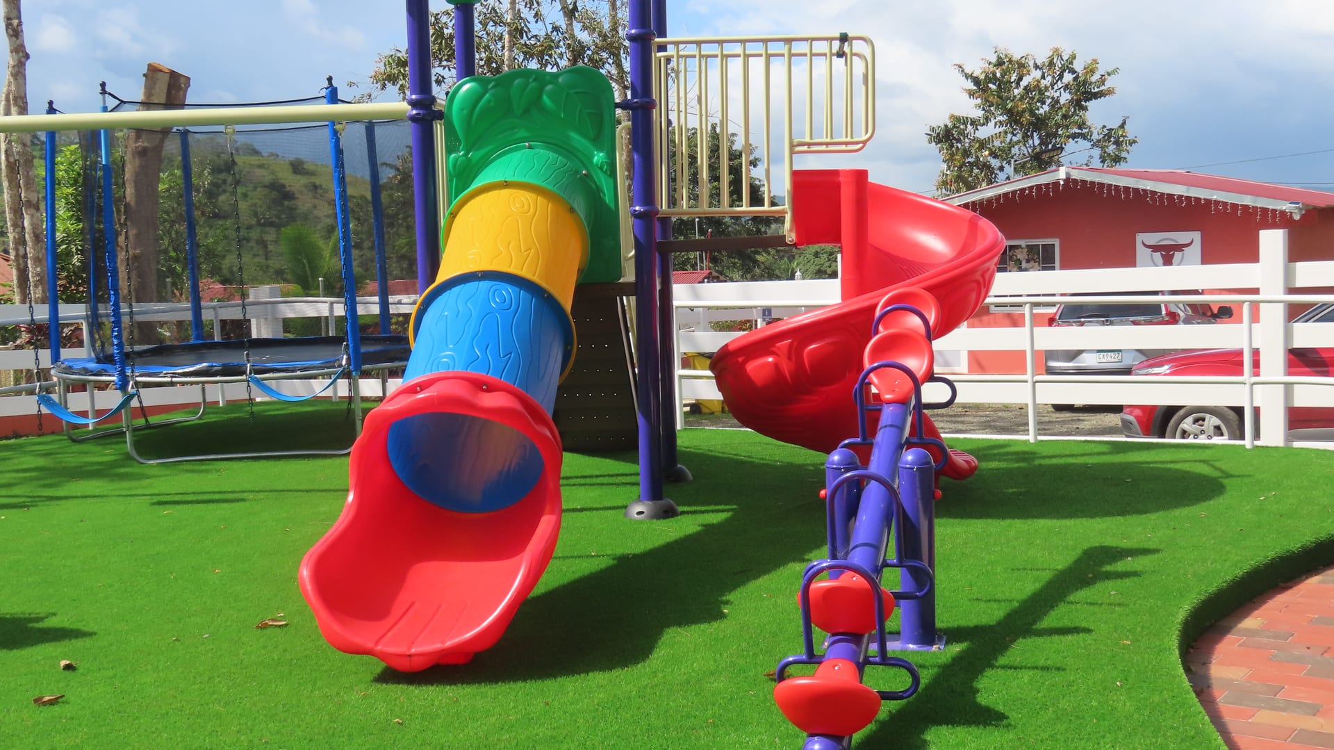 Parque infantil para celebraciones familiares