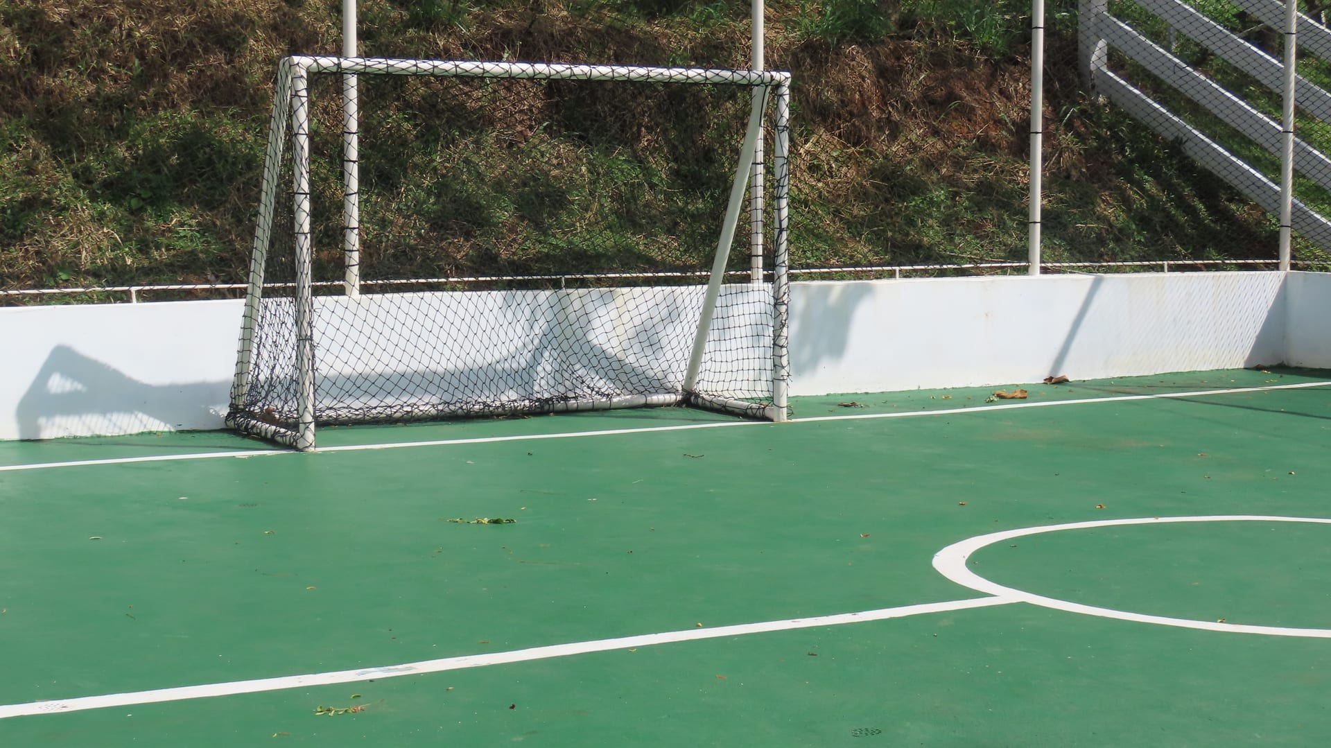 Cancha para juegos durante cumpleanos