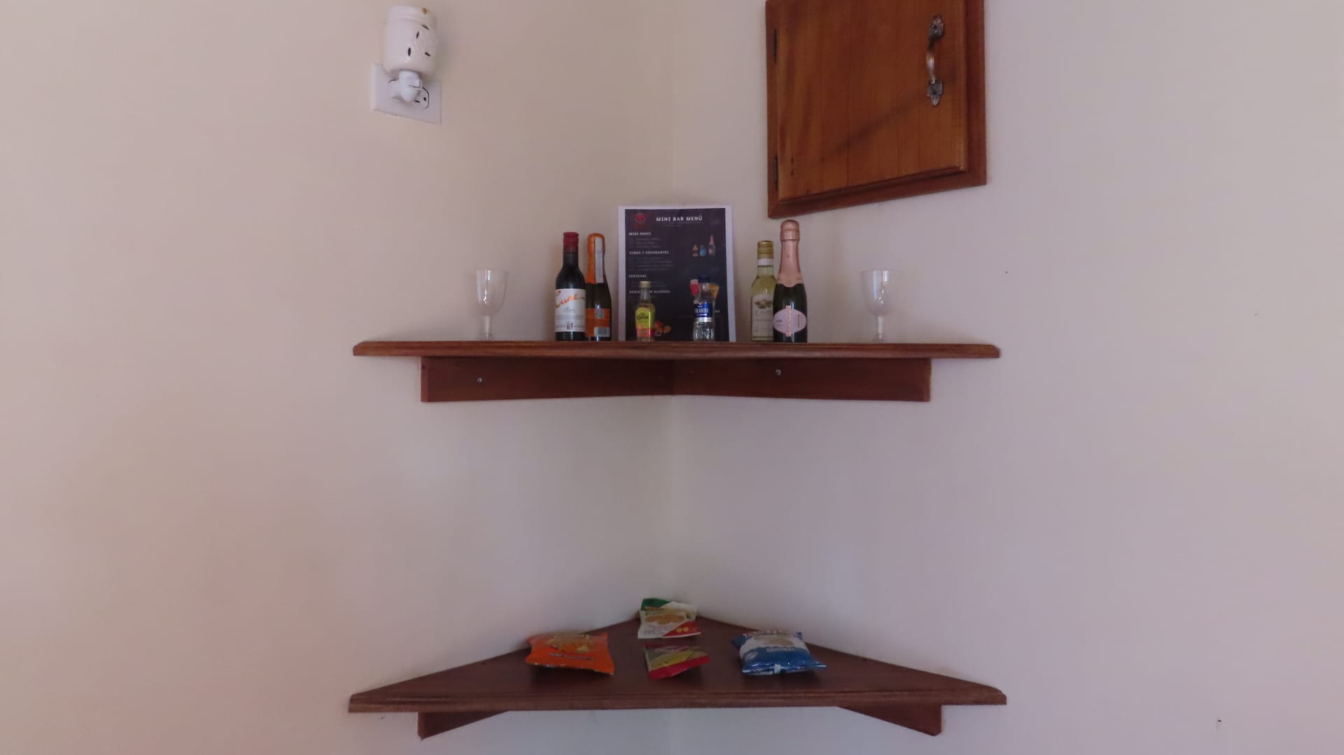 Detalle interior de cabana
